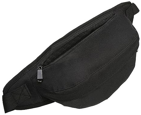 TARSHYRY Sac Banane D'extérieur en Nylon Réglable pour Voyage, Course à Pied, Randonnée, Magasin de Téléphones Portables, Banques d'alimentation, Convient pour Hommes et Femmes, 15,7 X 5,9 X 1,2