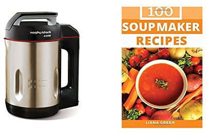 Morphy Richards 501014 Saute and Soup Maker, Brushed Stainless Steel with Soup Maker Recipe Book: 100 Delicious and Nutritious Soup Recipes
