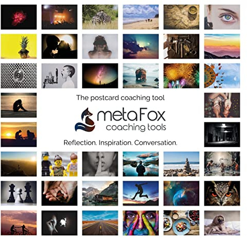 metaFox The World of Emotions Postcard Pack | 52 cards for coaching and therapy | Master your emotions and develop your emotional intelligence