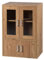Iris Ohyama, Möbel, Bücherregal, Geschirrschrank, Sideboard mit 4 Regalen und 4 Türen, Vielseitig verwendbar, Büro, Küche, Schlafzimmer, Wohnzimmer - Cabinet GKN-9060 - Hellbraun