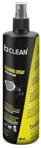 Bollé Spray de Nettoyage pour Lunettes de sécurité et Lunettes de sécurité sans Alcool ni Silicone Équipement de Protection individuelle Lunettes de Travail de sécurité 1 x 500 ML Spray de Nettoyage