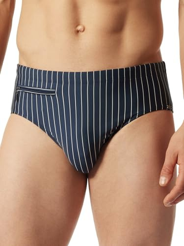 Schiesser Herren Badehose Badeslip Slip Komfort - 172774, Größe Herren:6, Farbe:Admiral
