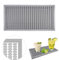 Jastown Tappetino Macchina Caffe 15x30 cm, Tappetino Antiscivolo Silicone,Tappetino Cocktail,Accessori per Baristi, Tappetino Versatile per Cucina, Bancone Bar, Sottobicchiere da Scrivania (Grigio)