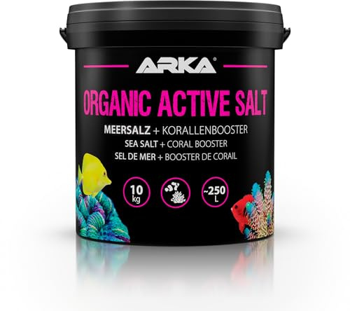 MICROBE-LIFT Organic Active – havssalt för färgglada koraller och förbättrad tillväxt, 10 kg