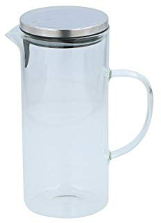 Alpina - Jarra de vidrio con tapa - 1,3 litros