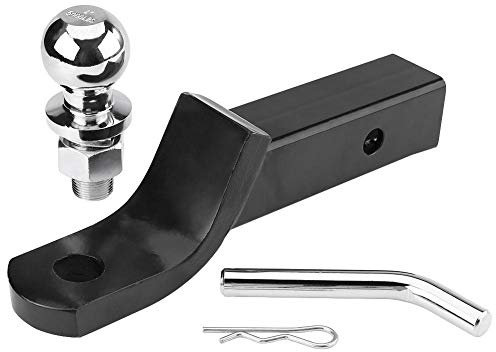600 lb Zugkit, 50 mm Abschleppwagen Anhänger Kugelmontage Schwerschrauber für Anhängerkupplung Caravan LKW Anhängerkupplung