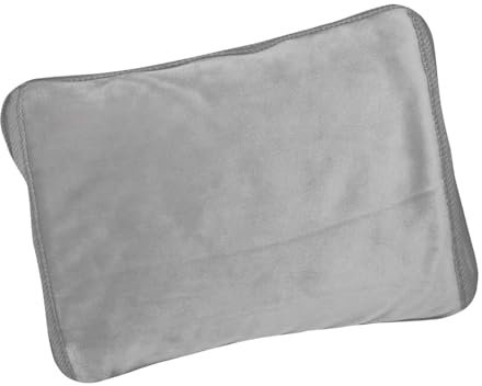 1Above Electrical Hot Water Bottle | Rechargeable | Hand Warmer Pouch | Keep Warm up to 6 Hours | Automatic Temperature Control | Soft and Comfortable | Eases Pain and Improve Blood Circulation (GREY)
