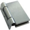 HARVIA Sauna-Glastürband Glas/Holz eckig Aluminium Silber