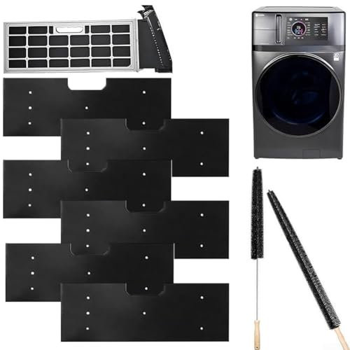 Laundry Essential WH01X35719 - Filtro lanugine e 2 spazzole per asciugatura per pulizia e manutenzione efficienti (6 filtri + 2 spazzole)