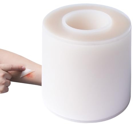 Rrlihjgu Feuilles De Cicatrices En Silicone,Pansement En Peau Pour Plaies,Bandages Hydrocolloïdes Rouleaux,Doux Hydratant Flexible Respirant Soin Plaies Peau Sensible Brûlures Coupures Doigt