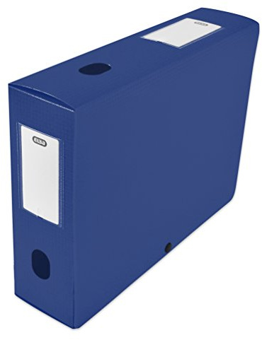 ELBA 400094582 häftbox för montering baksida 80 mm polypropylen genomskinlig 24 x 32 cm blå
