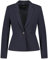 Taifun Damen Klassischer Blazer aus knitterarmer Qualität Langarm, mit Schlitz unifarben Navy 40
