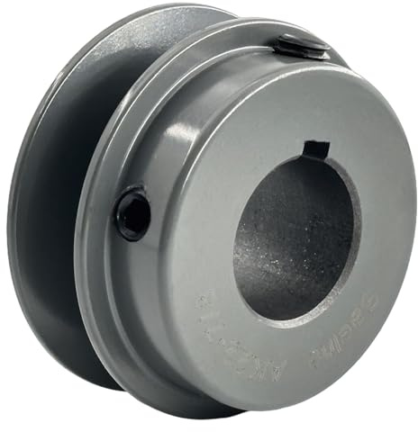 Saelno AK22-7/8 Sheaves,v Belt Pulley 7/8 inch bore 2.2 OD,Motor Pulley Cast Iron for A 3L 4L V-Belts;AK2278 Pulley