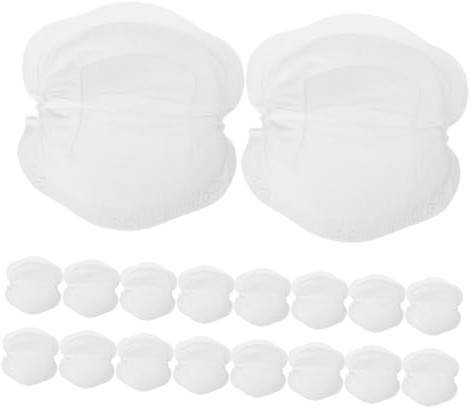 IWOWHERO 24 Piezas Discos Absorbentes para Pecho Unidades Superabsorbentes Resistentes a Fugas para Lactancia Materna y Cuidado Posparto Color Claro