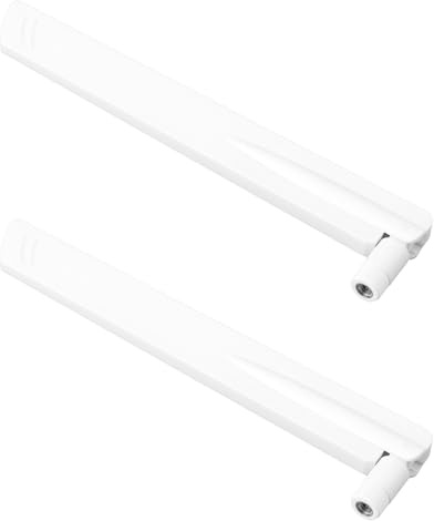 SG Store 5G High Gain SMA Omni-antenn 18dBi fullband 600-6000MHz för GSM/GPRS/5G/4G/3G/2G/NB‑loT fullband nätverksutrustning, vit