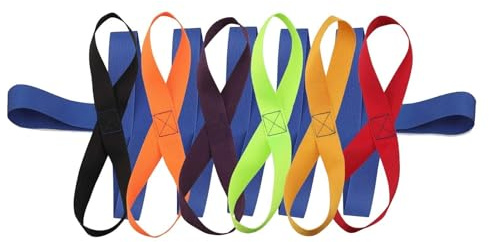 Corda da passeggio per bambini - Guinzaglio colorato per imbracatura di sicurezza per bambini, da allenamento per impugnatura durevole, supporto per connettore ad anello di sicurezza multi-ane