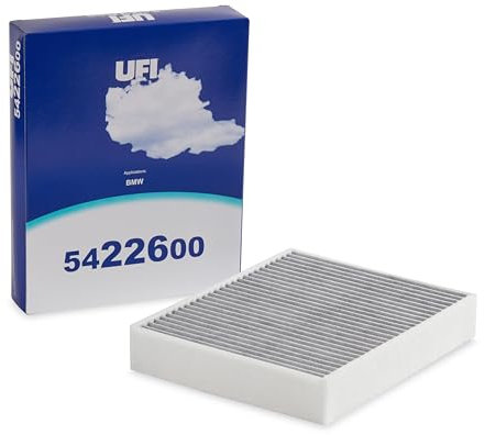 UFI Filters, Filtro Abitacolo ai Carboni Attivi 54.226.00, Filtro Abitacolo per Ricambio, Adatto a Auto, Applicabile su Diversi Modelli di BMW Serie 1, 2, 3 e 4, BMW Alpina B 4