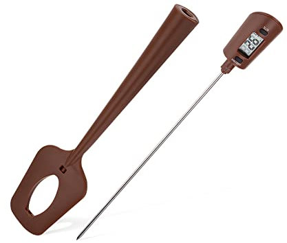 Zuckerthermometer Schokoladen Thermometer Süßigkeiten Spatel Temperatur Reader Für Schokolade Cremes, Saucen, Marmelade Und Sirups Sofortiges Lesen Temperaturbereich 50 ℃ ~ 300 ℃