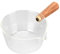Pentola per Latte in Vetro con Beccuccio a V, Pentola Antiaderente in Vetro Borosilicato Misurini in Vetro Brocca per Schiuma per Latte Caldo, Insalate, Tagliatelle, Fornello a