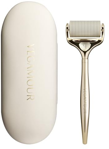 VEGAMOUR GRO+ Advanced Dermaroller | 1,200 Microneedle 0.25mm Scalp Tool | Gently Exfoliates the Scalp | Wide Head for Maximum Coverage