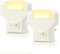 Annmore LED Nachtlicht Steckdose - Steckdosenlicht für Kinderzimmer, Flure, Scalfzimmer, 1W, 3000K Warmweiß, mit Ein/Aus-Schalter (Modern, 2)