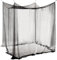 ACTOYS Mückennetz Bett XXL, Moskitonetz Reise Outdoor, Moskitonetz Doppelbett Einzelbett, Betthimmel Rechteckig, Mosquito Net Bed, Himmelbett Vorhänge-2.2x2x2M (Schwarz, Eintürig)