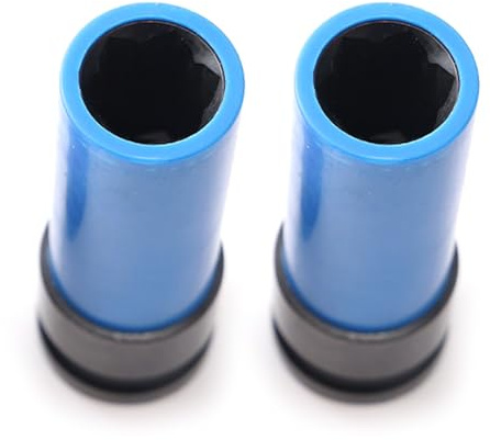Chiave a bussola per rimozione dadi di bloccaggio ruote da 17 mm, 2 pezzi, per garage e auto, strumento di riparazione antifurto