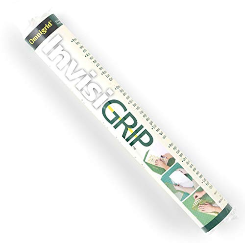 Omnigrid InvisiGrip Non-Slip Ruler Grip Roll - Peel & Stick Anti-Slip Material for Quilting Rulers, Templates & Cutting Mats, Prevents Sliding