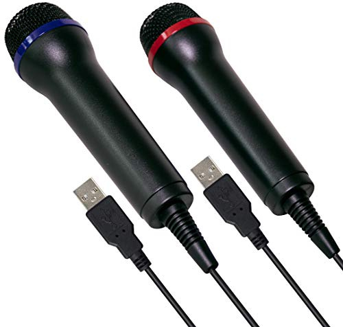 Universal Paaren Twin USB-Mikrofon zu Viert Pack (PS4/Xbox One/Xbox 360/PS3/PC DVD)
