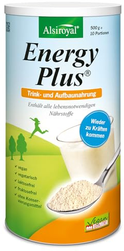 Alsiroyal EnergyPlus - Hochkalorische Trink- & Aufbaunahrung - Individuelle Zubereitung – Süß/salzig und flüssig/fest zuzubereiten - Ergänzende/ausschließliche Ernährung - Astronautenkost