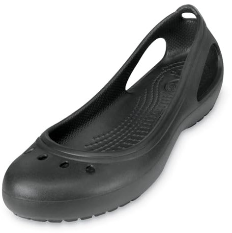 Crocs Womens Kadee Ballet Flats 11215-060-413 Black/Black 3 UK, 36 EU, 5 US