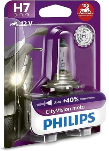 Philips automotive lighting 12972Ctvbw Lampadine H7 Cityvision Moto