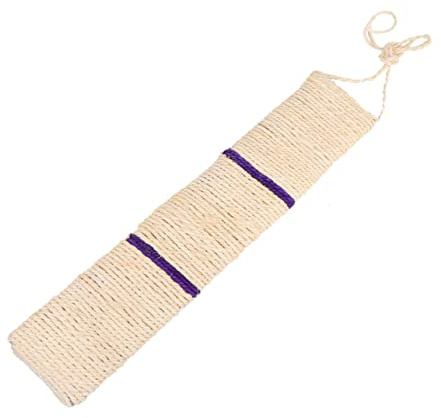 POPETPOP 1 Pièce Tapis à Griffer pour Chat en Sisal Plat et Résistant aux Rayures Jouet Amusant pour Chat pour Protéger Meubles Usage Intérieur Domestique