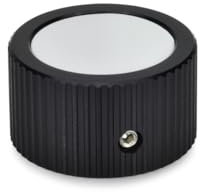 Ganter Normelemente | Drehknöpfe Universell Aluminium | Schaltknopf | Durchmesser 34mm | Bohrung: 6mm | GN 726-34-B6-N-1