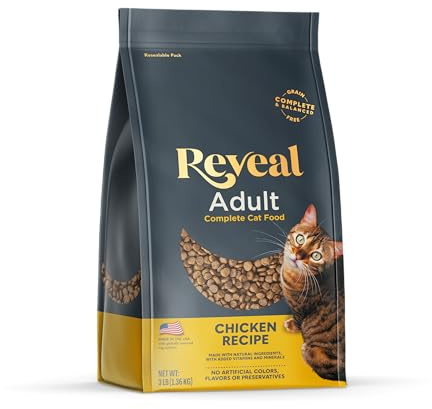 Reveal Chicken Grain Free Complete Dry Cat Food 3 lb Bag