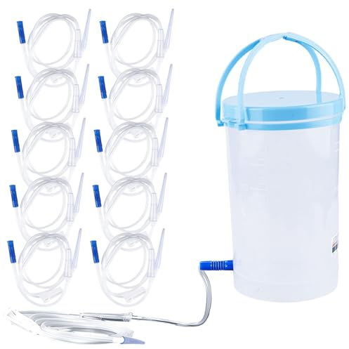 Komplett lavemang för tarmrengöringsset, 1 200 ml klimathink-kit, irrigator för tarmrengöring i full utrustning, innehåller 1 kateter 10 25 cm kateterspetsar, inloppsset säker och hygienisk