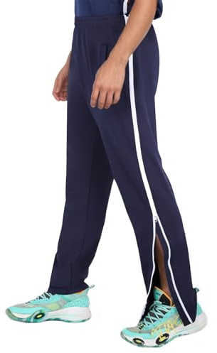 BWBIKE Pantalones de Entrenamiento para Hombre Pantalón de Rehabilitación Desprendible con Cremallera lateral Completa Chándal al Aire Libre Pantalones de Chándal de Entrenamiento Atléticos Informales