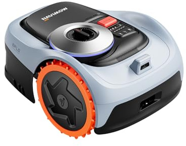Segway Navimow i205 AWD Robot Tondeuse sans Fil périphérique, Trois Roues motrices, Monte Les pentes jusqu'à 45%, EFLS NRTK + Vision, Cartographie Automatique, sans antenne, Jardin de 500 m²