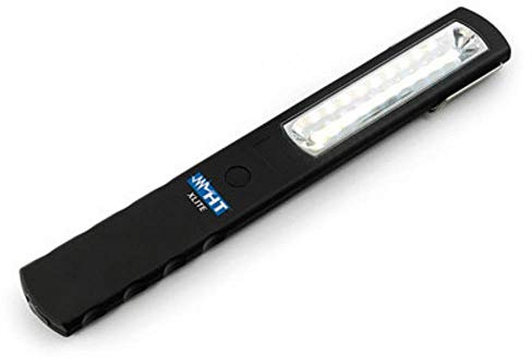 HT Instruments Profi LED Arbeits-Stablampe mit Akku und Magnethalter, X-Lite, Schwarz