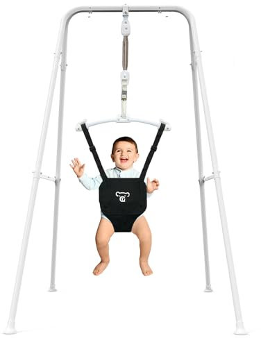 Türhopser Baby, Hängeschaukel für Kleinkinder, Babyschaukelsitz, Baby Jumper mit Gestell Türhopser mit Ständer