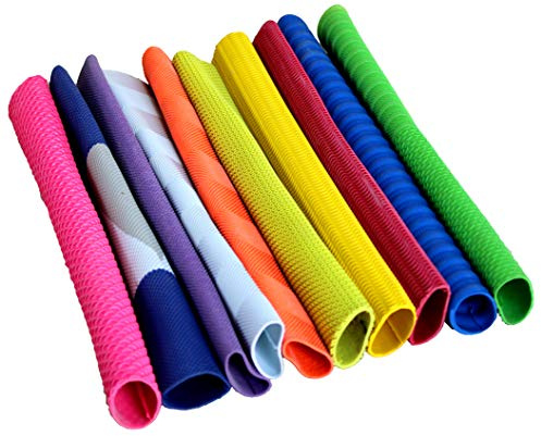 StonKraft Lot de 10 poignées pour batte de cricket - Disponibles en plusieurs couleurs - Manches de batte