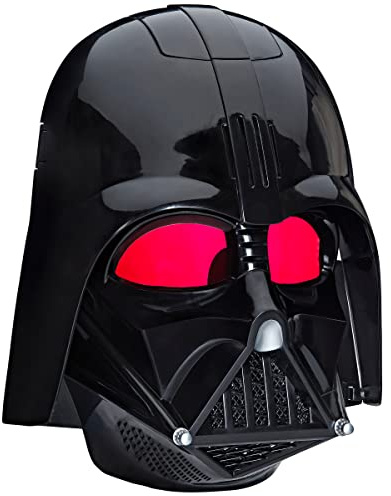 Star Wars Darth Vader Elektronische Maske mit Stimmverzerrer, Spielzeug für Kids ab 5 für Rollenspiele mit Soundeffekten