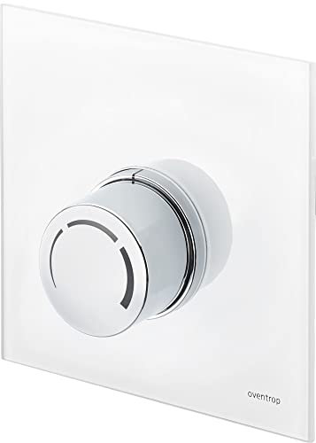 Oventrop Abdeckung Echtglas weiß für Unibox RTL vario