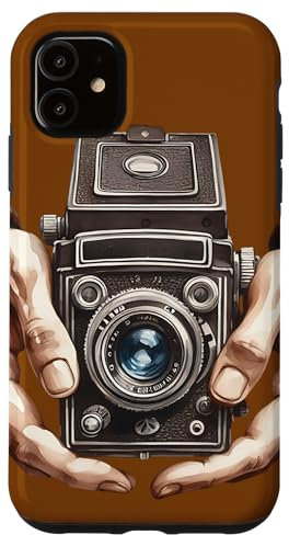 Vintage Brownie Analog SLR Camera Art Photographer Film Case for iPhone 11