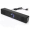 ZMdooreasy Soundbar USB Altoparlante cablato e wireless per uso domestico Compagno perfetto per TV, PC e console di gioco (modello di ricarica)