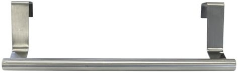 JE CHERCHE UNE IDEE - KB5764 - Porte Torchon, Porte Serviette, Cuisine Patère Extensibles 25 à 40 cm INOX Gris 40 x 10 x 8 cm