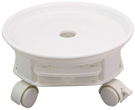 Tubayia Soporte con ruedas para plantas, ayuda para el transporte al aire libre, dispositivo de jardín para plantas (27 cm)