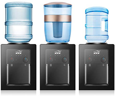 Elektrischer Wasserspender Büro Trinkwassererhitzer Büro Zuhause Heißwasserspender Kochgeschirr Trinkwasser Kleiner Wasserspender Geeignet für Büro und Zuhause 270 x 235 x 370 mm