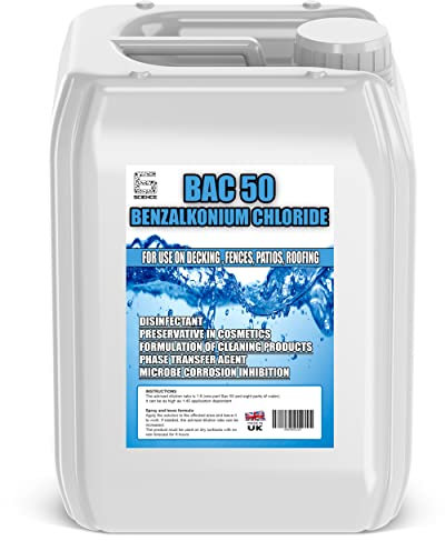 BAC50 Benzalkonium Chloride Bactericide, Fungicide, Algaecide Various 1 litre
