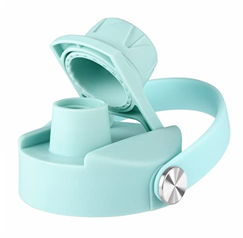 Lid for Hydroflask 32 40 64 oz Wide Mouth, Replacement Chug Cap with Flex Handle Compatible with Hydro Flask 12 16 20 Ounce Kids Bottle, BPA Free, Top Water Bottle Accessories, Mt. Alpine